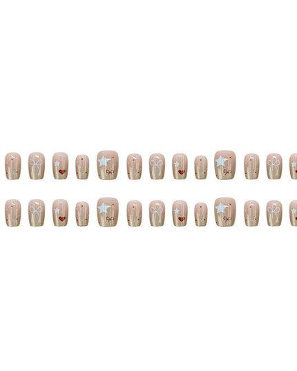 Elegant Minimalist Press-On Nail Set (24pcs) (DESIGN 7505)