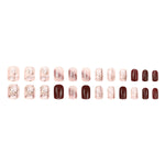 Elegant Minimalist Press-On Nail Set (24pcs) (DESIGN 7575)