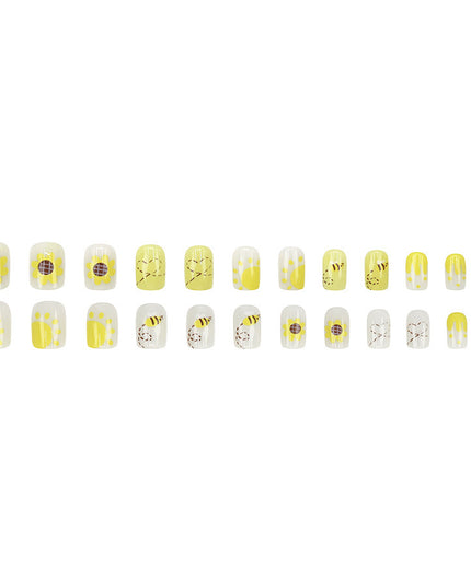 Elegant Minimalist Press-On Nail Set (24pcs) (DESIGN 7646)