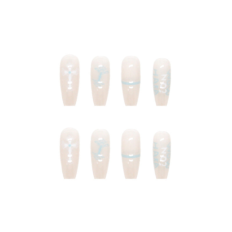 Elegant Minimalist Press-On Nail Set (24pcs) (DESIGN 7457)