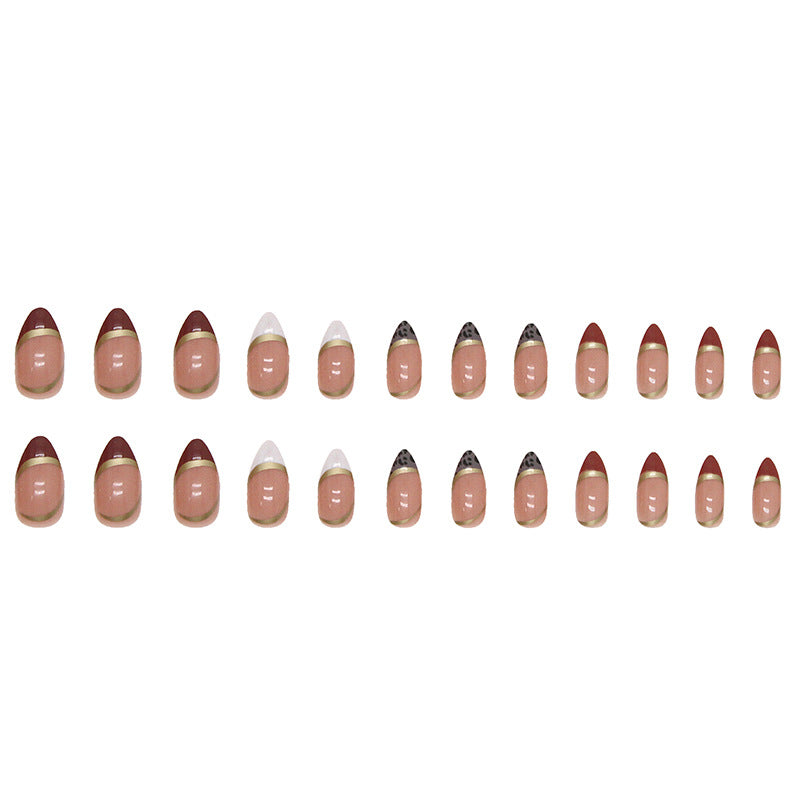 Elegant Minimalist Press-On Nail Set (24pcs) (DESIGN 7385)