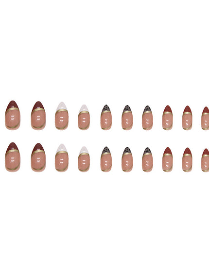 Elegant Minimalist Press-On Nail Set (24pcs) (DESIGN 7385)