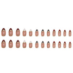 Elegant Minimalist Press-On Nail Set (24pcs) (DESIGN 7385)