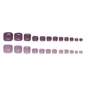 Elegant Minimalist Press-On Nail Set (24pcs) (DESIGN 7496)