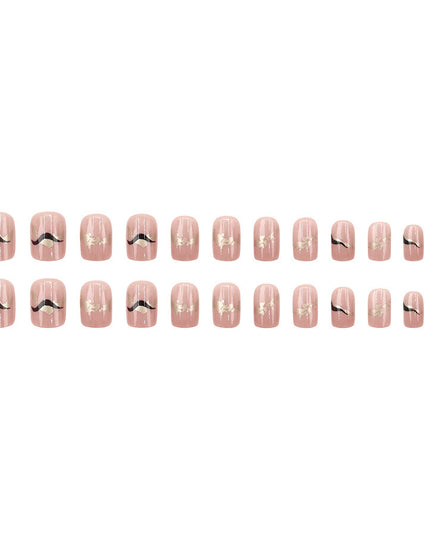 Elegant Minimalist Press-On Nail Set (24pcs) (DESIGN 7601)