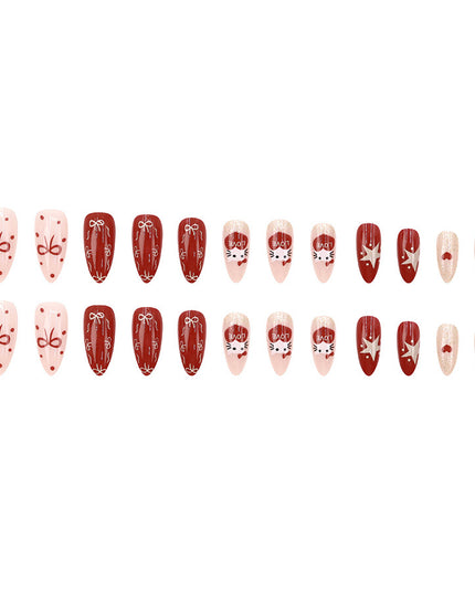 Elegant Minimalist Press-On Nail Set (24pcs) (DESIGN 7616)