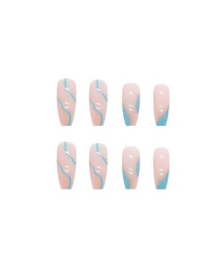 Elegant Minimalist Press-On Nail Set (24pcs) (DESIGN 7318)