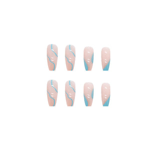 Elegant Minimalist Press-On Nail Set (24pcs) (DESIGN 7318)