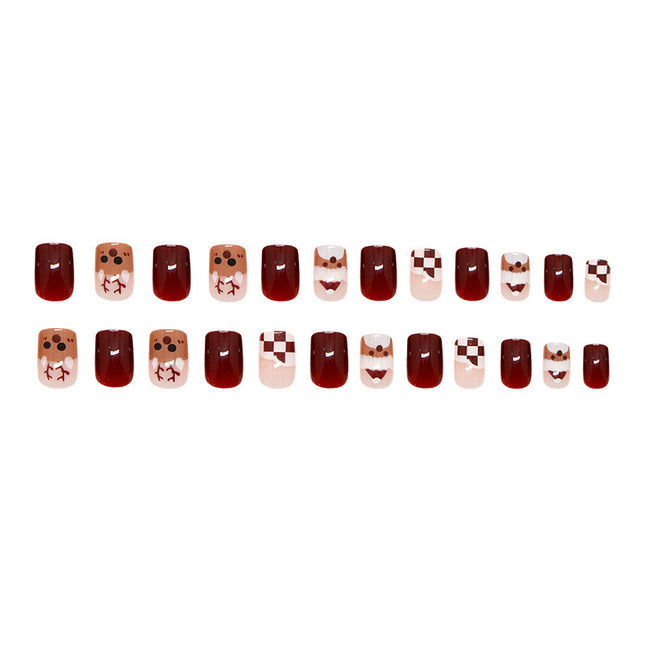 Elegant Minimalist Press-On Nail Set (24pcs) (DESIGN 7400)