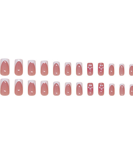Elegant Minimalist Press-On Nail Set (24pcs) (DESIGN 7477)