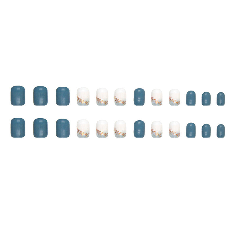 Elegant Minimalist Press-On Nail Set (24pcs) (DESIGN 7432)