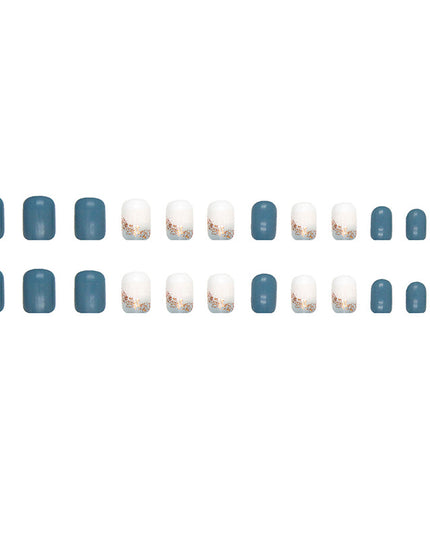 Elegant Minimalist Press-On Nail Set (24pcs) (DESIGN 7432)