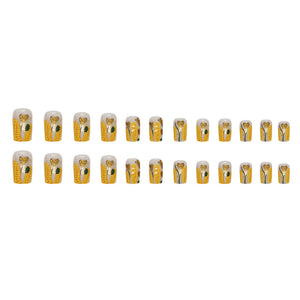 Elegant Minimalist Press-On Nail Set (24pcs) (DESIGN 7353)