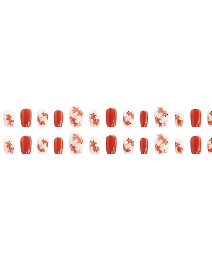 Elegant Minimalist Press-On Nail Set (24pcs) (DESIGN 7528)