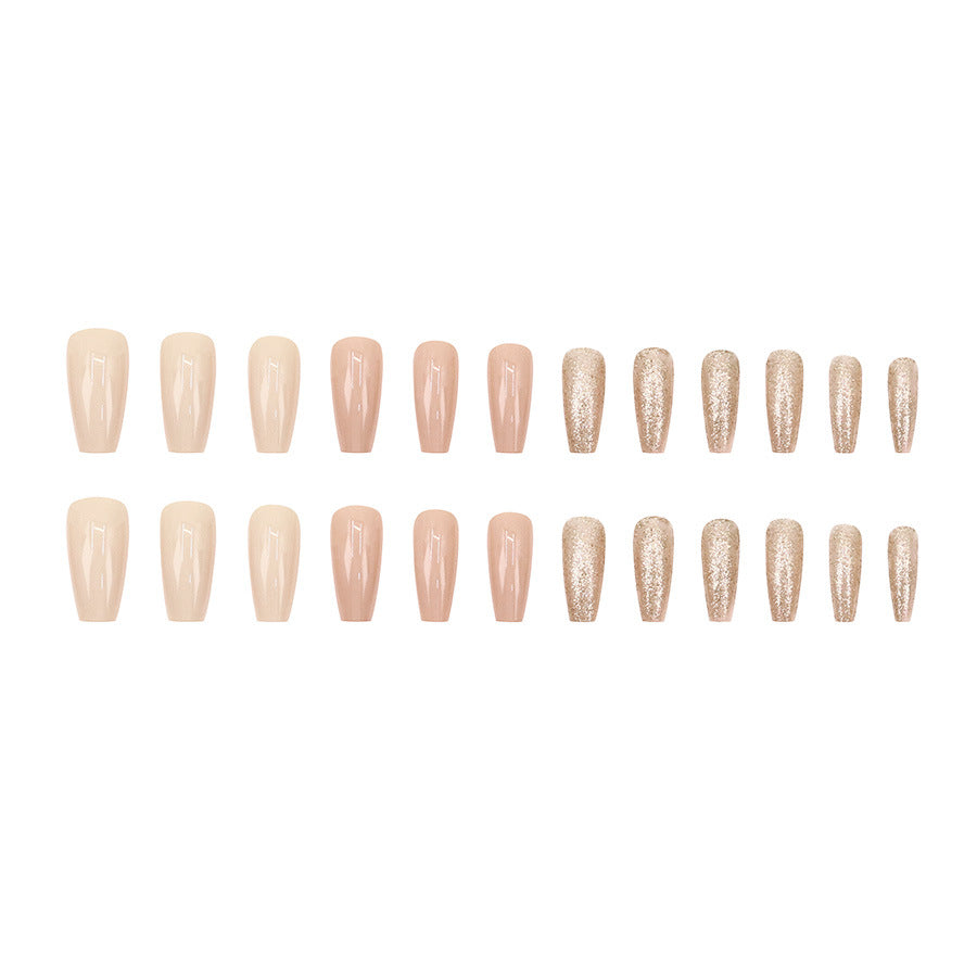 Elegant Minimalist Press-On Nail Set (24pcs) (DESIGN 7633)