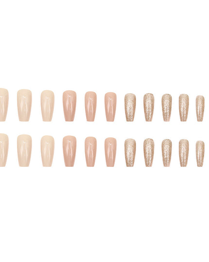 Elegant Minimalist Press-On Nail Set (24pcs) (DESIGN 7633)