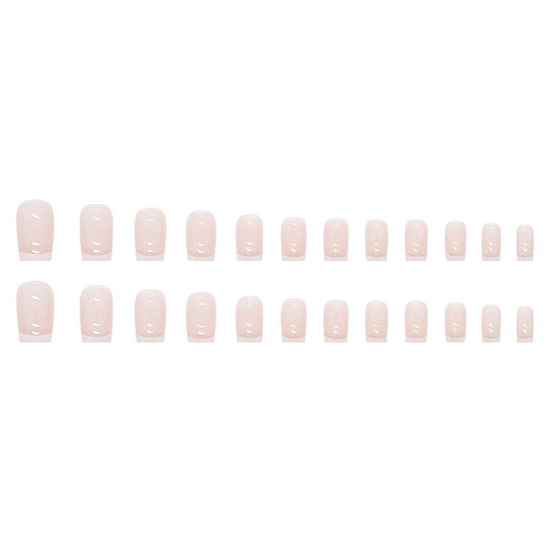 Elegant Minimalist Press-On Nail Set (24pcs) (DESIGN 7345)