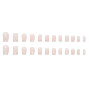 Elegant Minimalist Press-On Nail Set (24pcs) (DESIGN 7345)