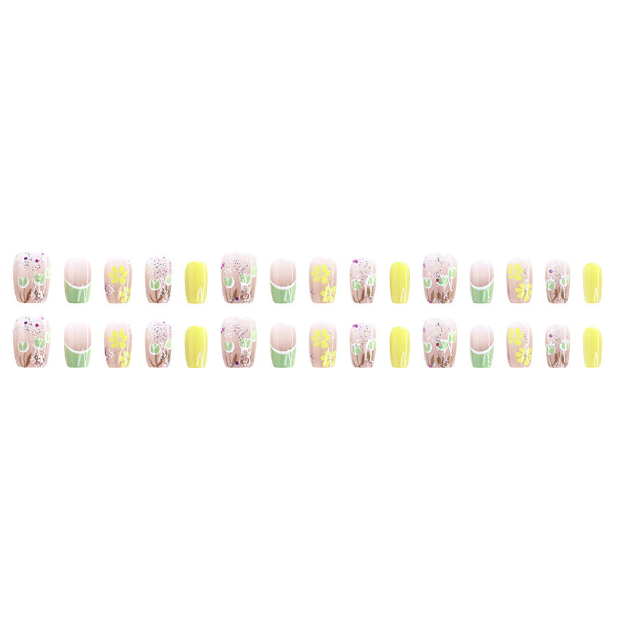 Elegant Minimalist Press-On Nail Set (24pcs) (DESIGN 7515)