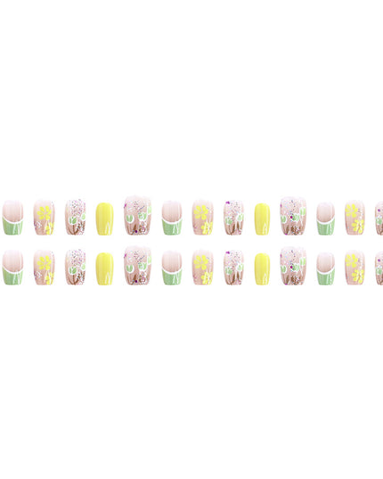 Elegant Minimalist Press-On Nail Set (24pcs) (DESIGN 7515)