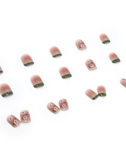 Elegant Minimalist Press-On Nail Set (24pcs) (DESIGN 7367)