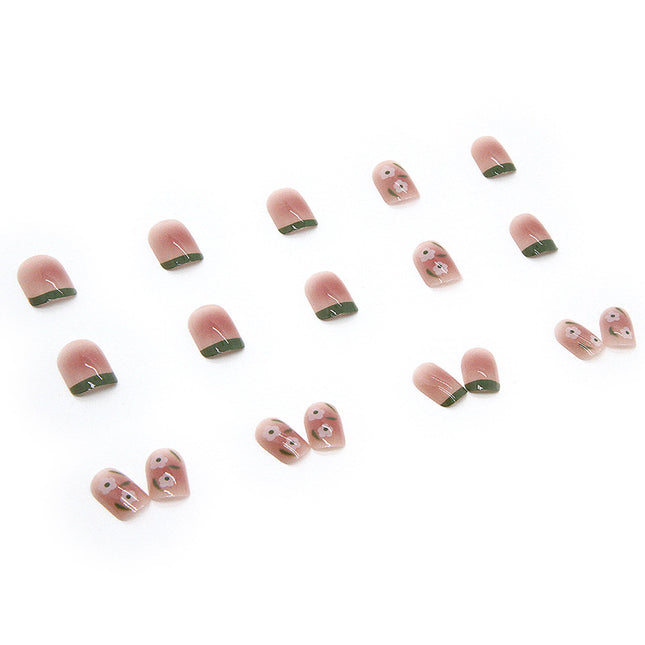 Elegant Minimalist Press-On Nail Set (24pcs) (DESIGN 7367)
