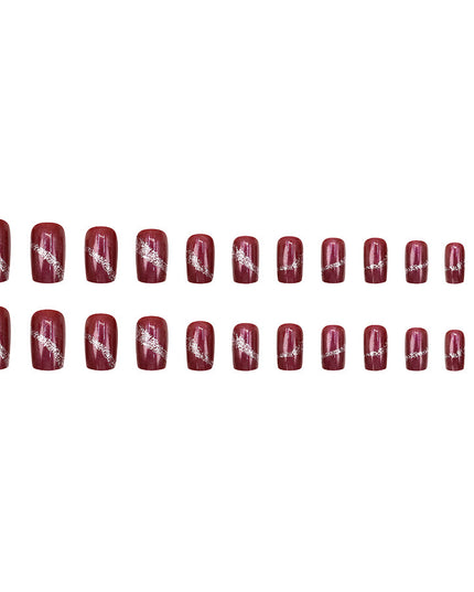 Elegant Minimalist Press-On Nail Set (24pcs) (DESIGN 7604)