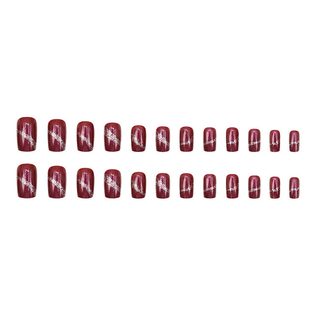 Elegant Minimalist Press-On Nail Set (24pcs) (DESIGN 7604)