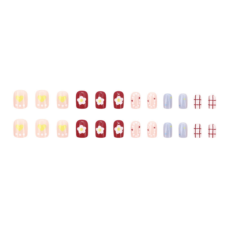 Elegant Minimalist Press-On Nail Set (24pcs) (DESIGN 7644)
