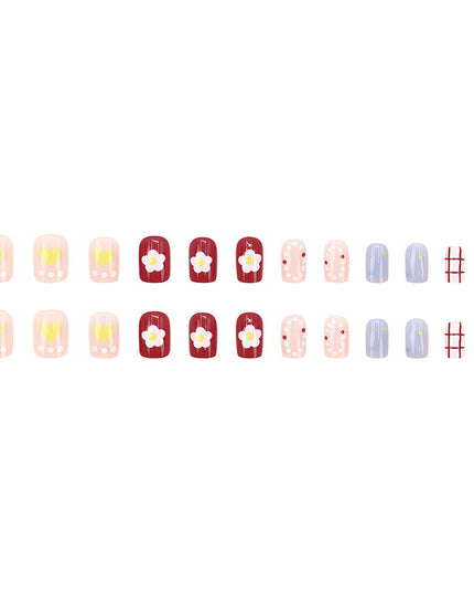 Elegant Minimalist Press-On Nail Set (24pcs) (DESIGN 7644)