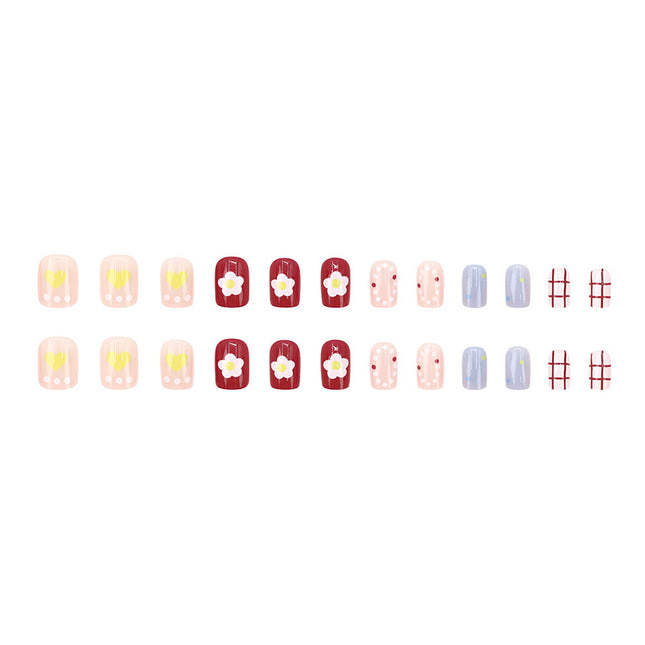 Elegant Minimalist Press-On Nail Set (24pcs) (DESIGN 7644)