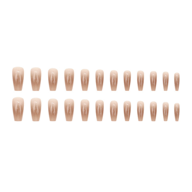 Elegant Minimalist Press-On Nail Set (24pcs) (DESIGN 7526)