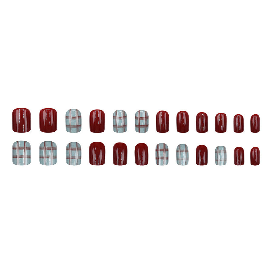 Elegant Minimalist Press-On Nail Set (24pcs) (DESIGN 7578)
