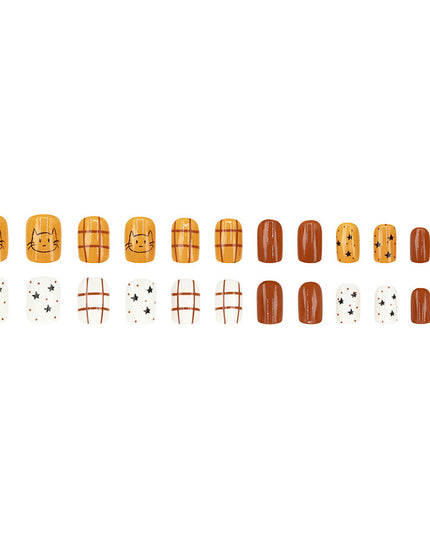 Elegant Minimalist Press-On Nail Set (24pcs) (DESIGN 7585)