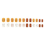 Elegant Minimalist Press-On Nail Set (24pcs) (DESIGN 7585)
