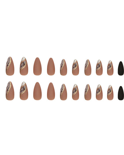 Elegant Minimalist Press-On Nail Set (24pcs) (DESIGN 7473)