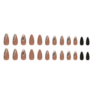 Elegant Minimalist Press-On Nail Set (24pcs) (DESIGN 7473)