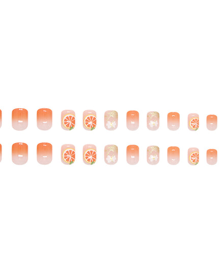 Elegant Minimalist Press-On Nail Set (24pcs) (DESIGN 7404)