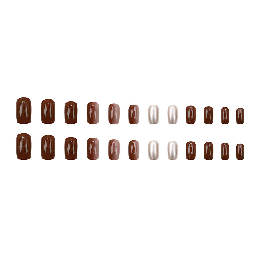 Elegant Minimalist Press-On Nail Set (24pcs) (DESIGN 7640)