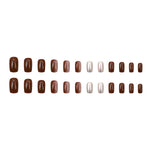 Elegant Minimalist Press-On Nail Set (24pcs) (DESIGN 7640)