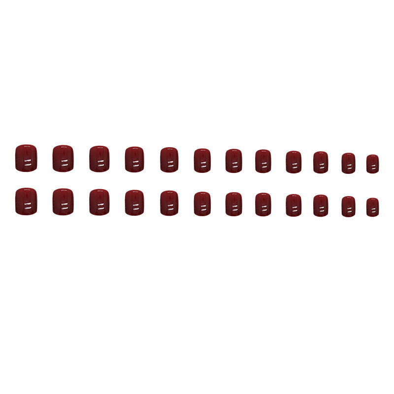 Elegant Minimalist Press-On Nail Set (24pcs) (DESIGN 7424)