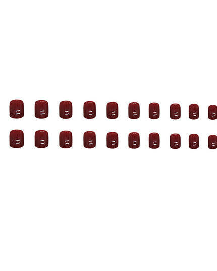 Elegant Minimalist Press-On Nail Set (24pcs) (DESIGN 7424)