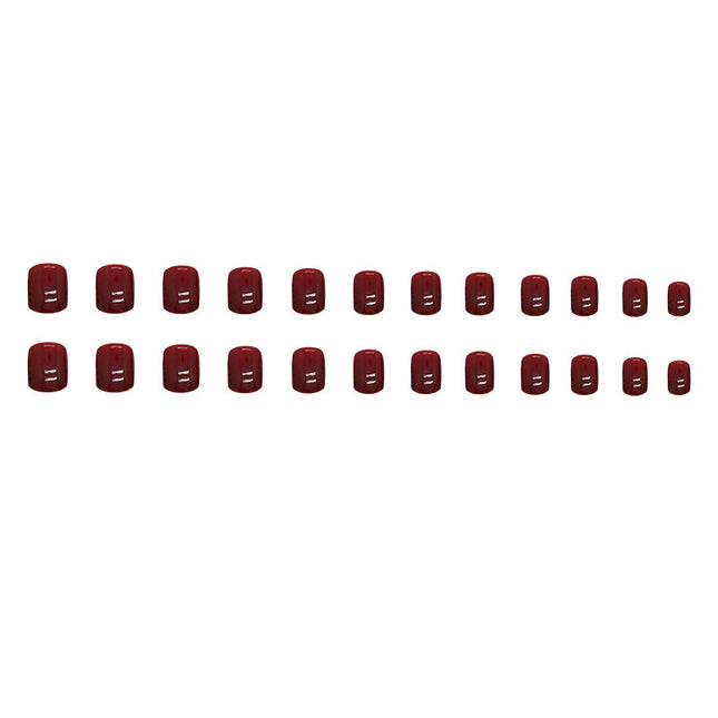 Elegant Minimalist Press-On Nail Set (24pcs) (DESIGN 7424)