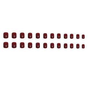 Elegant Minimalist Press-On Nail Set (24pcs) (DESIGN 7424)