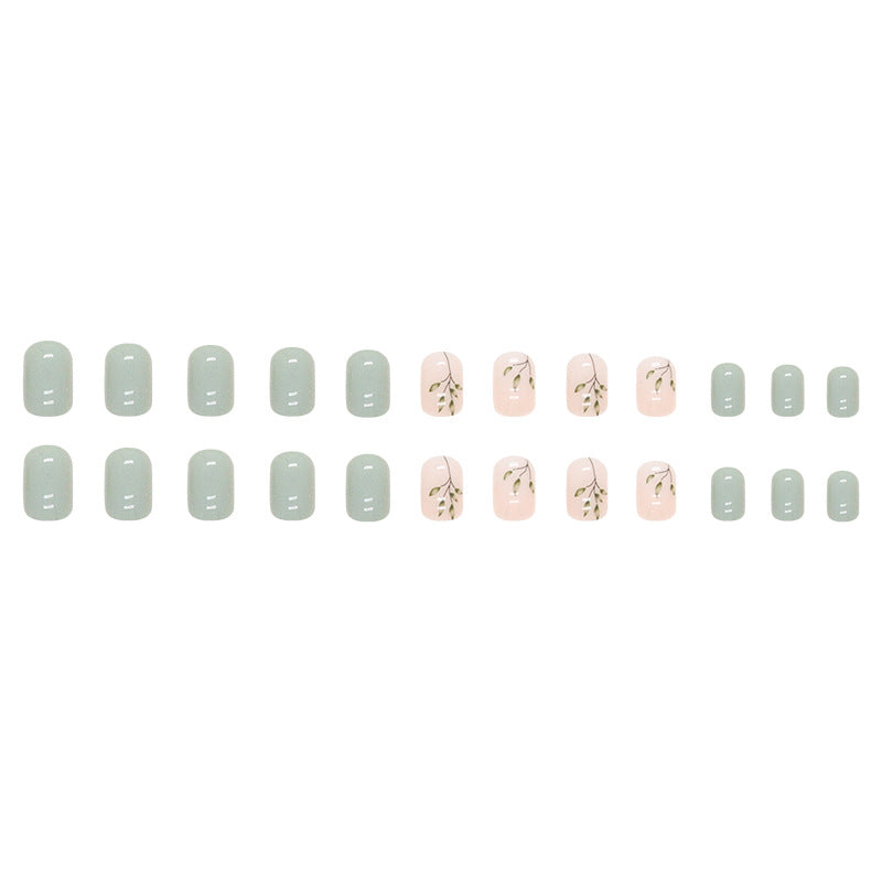Elegant Minimalist Press-On Nail Set (24pcs) (DESIGN 7434)