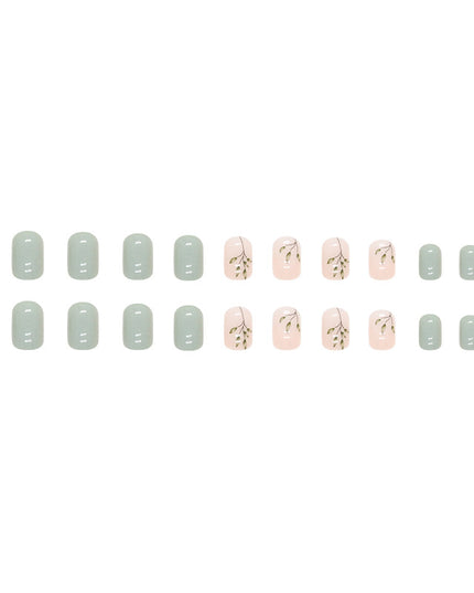 Elegant Minimalist Press-On Nail Set (24pcs) (DESIGN 7434)