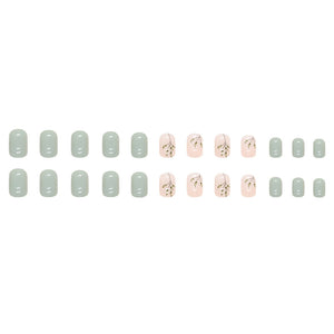 Elegant Minimalist Press-On Nail Set (24pcs) (DESIGN 7434)