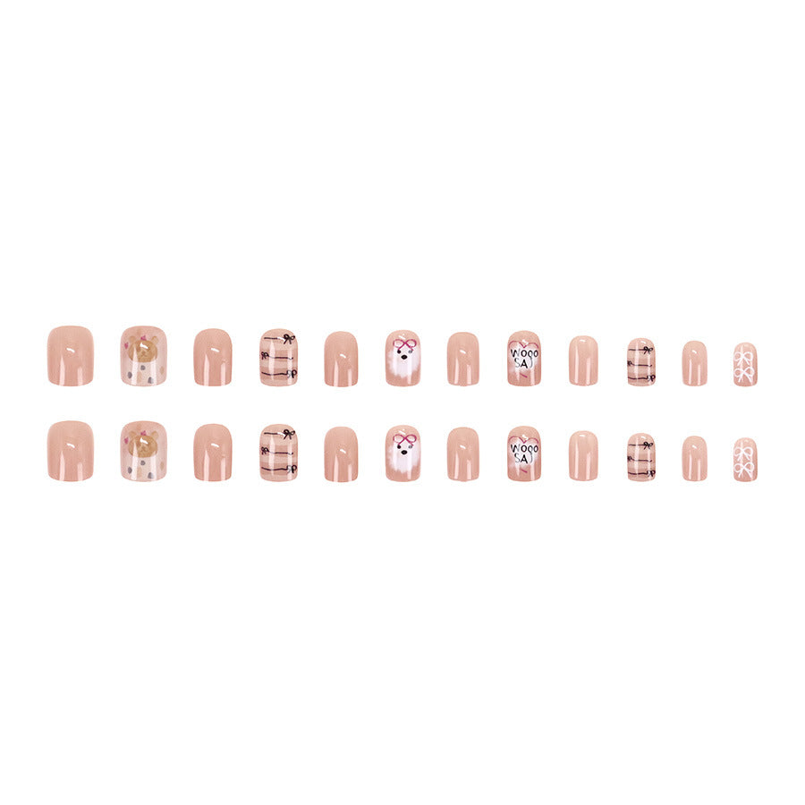 Elegant Minimalist Press-On Nail Set (24pcs) (DESIGN 7509)