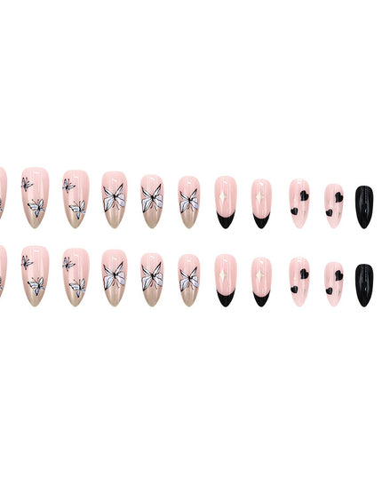 Elegant Minimalist Press-On Nail Set (24pcs) (DESIGN 7599)