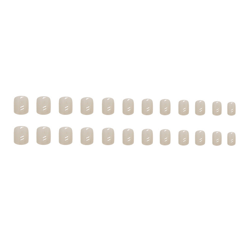 Elegant Minimalist Press-On Nail Set (24pcs) (DESIGN 7466)